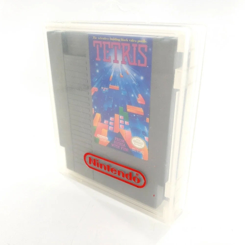 Tetris Nintendo NES Authentic w/ Manual & Case Tested & Works